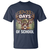 100 Days Of School T Shirt Funny 67 Six Seven Meme Deer School