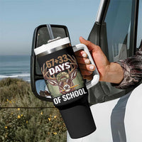 100 Days Of School Tumbler With Handle Funny 67 Six Seven Meme Deer School