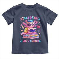 Axolotl 100 Days Of School Toddler T Shirt 100 Days Is Alotl School 67 33 Six Seven Meme