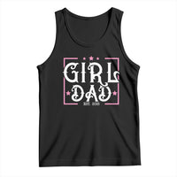 Girl Dad Est. 2025 Tank Top Pink Dad First Fathers Day