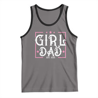 Girl Dad Est. 2025 Tank Top Pink Dad First Fathers Day