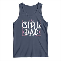 Girl Dad Est. 2025 Tank Top Pink Dad First Fathers Day
