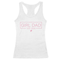 Girl Dad Est. 2025 Racerback Tank Top Expect Baby 2025 Fathers Day