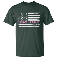 Dad Of Girl Est. 2025 T Shirt Father Girl To Be 2025 Daddy Fathers Day USA Flag
