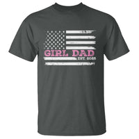 Dad Of Girl Est. 2025 T Shirt Father Girl To Be 2025 Daddy Fathers Day USA Flag