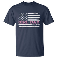 Dad Of Girl Est. 2025 T Shirt Father Girl To Be 2025 Daddy Fathers Day USA Flag