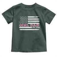Dad Of Girl Est. 2025 Toddler T Shirt Father Girl To Be 2025 Daddy Fathers Day USA Flag