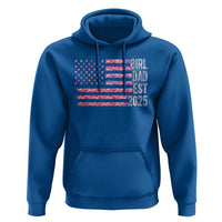 Dad Of Girl Est. 2025 Hoodie Father Girl To Be 2025 Daddy Camouflage Camo Flag