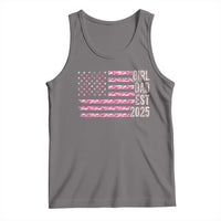Dad Of Girl Est. 2025 Tank Top Father Girl To Be 2025 Daddy Camouflage Camo Flag