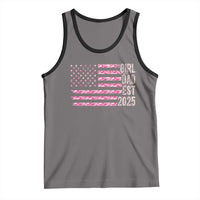 Dad Of Girl Est. 2025 Tank Top Father Girl To Be 2025 Daddy Camouflage Camo Flag