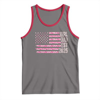 Dad Of Girl Est. 2025 Tank Top Father Girl To Be 2025 Daddy Camouflage Camo Flag