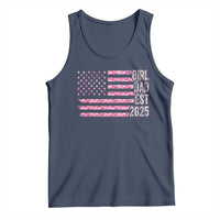 Dad Of Girl Est. 2025 Tank Top Father Girl To Be 2025 Daddy Camouflage Camo Flag