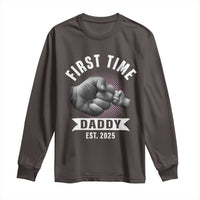 Girl Dad Est. 2025 Long Sleeve Shirt Fist Time Daddy To Be