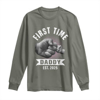 Girl Dad Est. 2025 Long Sleeve Shirt Fist Time Daddy To Be
