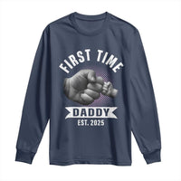 Girl Dad Est. 2025 Long Sleeve Shirt Fist Time Daddy To Be