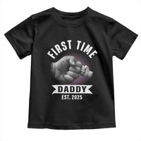 Girl Dad Est. 2025 Toddler T Shirt Fist Time Daddy To Be