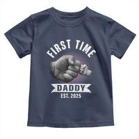 Girl Dad Est. 2025 Toddler T Shirt Fist Time Daddy To Be