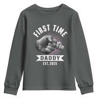 Girl Dad Est. 2025 Youth Sweatshirt Fist Time Daddy To Be