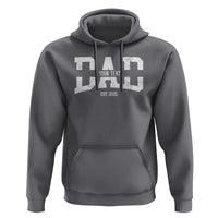 Personalized New Dad Hoodie Custom Name Father's Day Dad Est. 2025