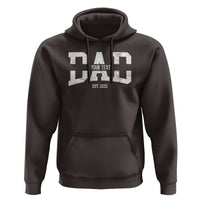 Personalized New Dad Hoodie Custom Name Father's Day Dad Est. 2025