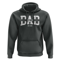 Personalized New Dad Hoodie Custom Name Father's Day Dad Est. 2025