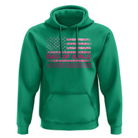 Dad Of Girls Hoodie Funny Girl Dads Pink Camo American Flag