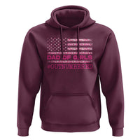 Dad Of Girls Hoodie Funny Girl Dads Pink Camo American Flag