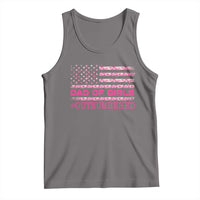 Dad Of Girls Tank Top Funny Girl Dads Pink Camo American Flag