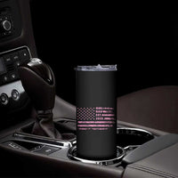 Girl Dad Est. 2025 Skinny Tumbler Expect Baby Fathers Day USA Flag