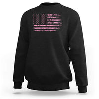 Girl Dad Est. 2025 Sweatshirt Expect Baby Fathers Day USA Flag