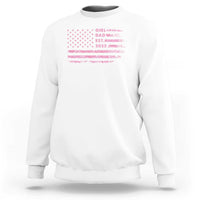 Girl Dad Est. 2025 Sweatshirt Expect Baby Fathers Day USA Flag