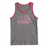 Girl Dad Est. 2025 Tank Top Expect Baby Fathers Day USA Flag