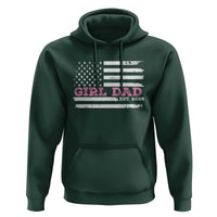 Personalised Dad Of Girl Hoodie Custom Year Daddy Fathers Day USA Flag - Wonder Print Shop