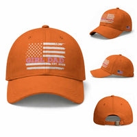 Dad Of Girl Est. 2026 Baseball Cap Daddy Fathers Day USA Flag