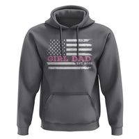 Dad Of Girl Est. 2022 Hoodie Father Girl To Be 2022 Daddy Fathers Day USA Flag - Wonder Print Shop
