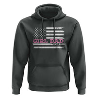 Dad Of Girl Est. 2022 Hoodie Father Girl To Be 2022 Daddy Fathers Day USA Flag - Wonder Print Shop