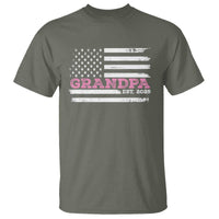 Grandpa Of Girl Est. 2025 T Shirt Fathers Day USA Flag - Wonder Print Shop