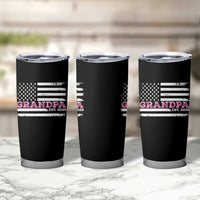 Grandpa Of Girl Est. 2025 Tumbler Cup Fathers Day USA Flag - Wonder Print Shop