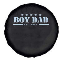 Boy Dad Est 2025 Spare Tire Cover Expecting Baby Boy 2025