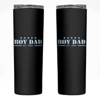 Boy Dad Est 2025 Skinny Tumbler Expect Baby Boy Son Father 2025