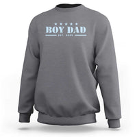 Boy Dad Est 2025 Sweatshirt Expect Baby Boy Son Father 2025
