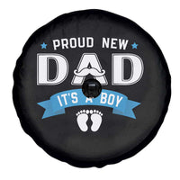 New Dad Its a Boy Spare Tire Cover Daddy Of Newborn Baby Boy Son First Father Day