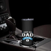 New Dad It's a Boy Skinny Tumbler Newborn Daddy Father Baby Boy Son