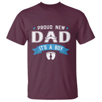 New Dad It's a Boy T Shirt Newborn Daddy Father Baby Boy Son