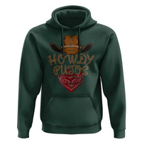 Howdy Putos Hoodie Funny Western Country Rodeo Southern Retro Cowboy - Wonder Print Shop