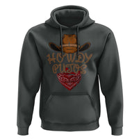 Howdy Putos Hoodie Funny Western Country Rodeo Southern Retro Cowboy - Wonder Print Shop