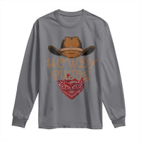 Howdy Putos Long Sleeve Shirt Funny Western Country Rodeo Southern Retro Cowboy - Wonder Print Shop