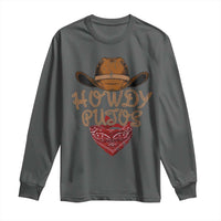 Howdy Putos Long Sleeve Shirt Funny Western Country Rodeo Southern Retro Cowboy - Wonder Print Shop