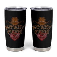 Howdy Putos Tumbler Cup Funny Western Country Rodeo Southern Retro Cowboy - Wonder Print Shop