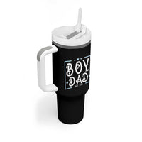Boy Dad Est 2025 Tumbler With Handle Expect Baby Boy Son Fathers Day 2025